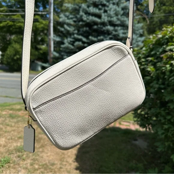 Coach leather Jamie Camera Bag Chalk White NWT - Picture 5 of 5